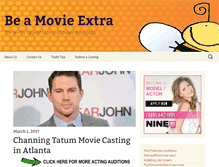 Tablet Screenshot of beamovieextra.com